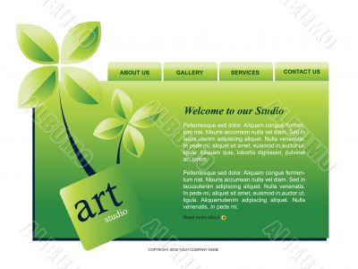 Website template