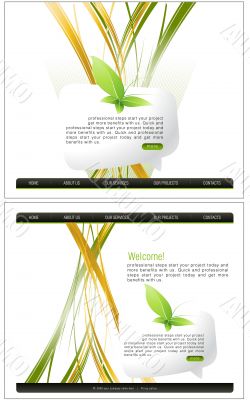 Website template