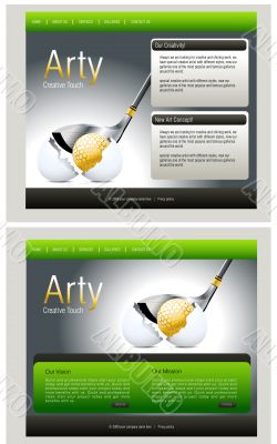 Website template