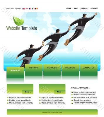 Website template