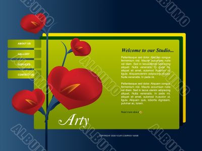 Website template