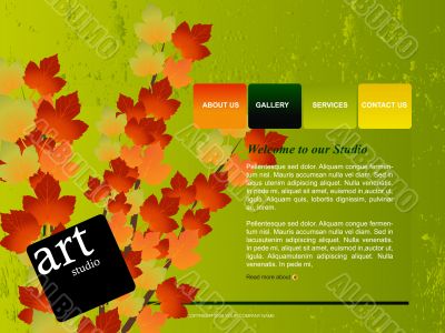 Website template