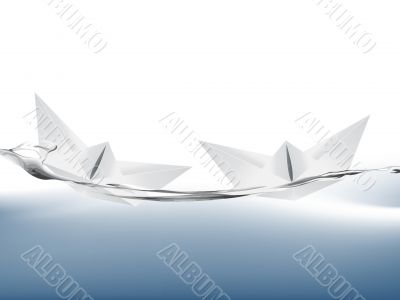White Paper boat 