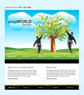 Website template