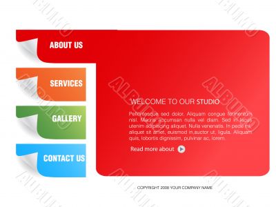 Website template