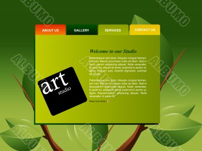 Website template