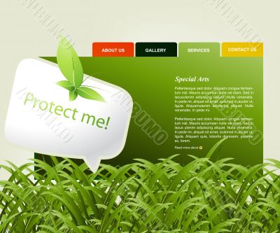 Website template