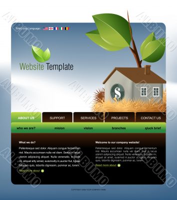 Website template
