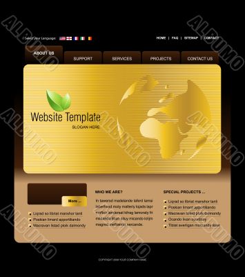 Website template
