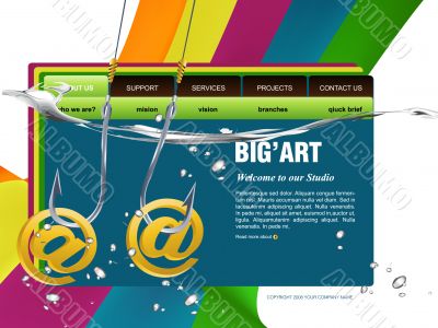 Website template
