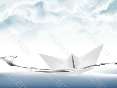 White Paper boat 