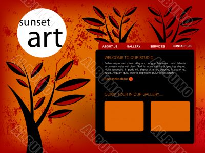 Website template