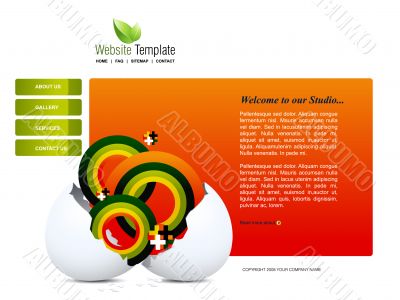 Website template