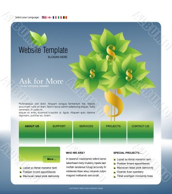 Website template