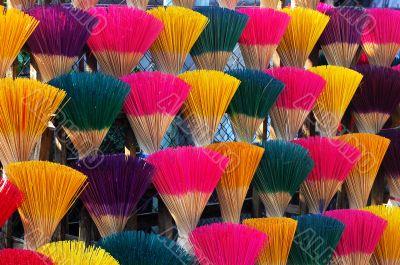 Colorful incense