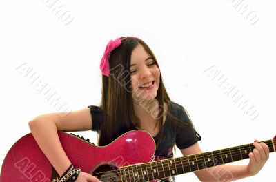 Young guitarist