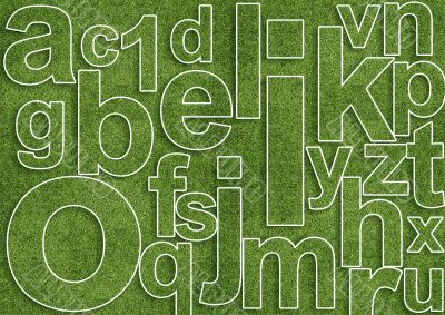 Abstract alphabet 