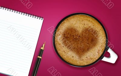 Cup of cappuccino 