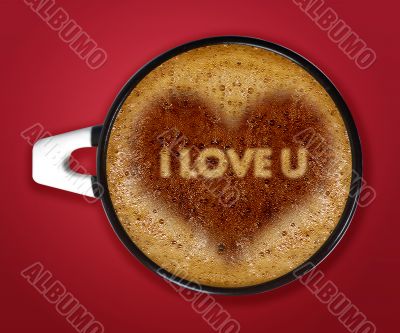 Cup of cappuccino 