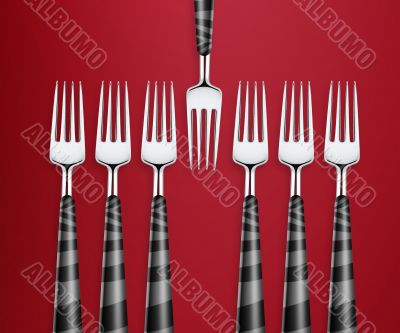 Set of forks