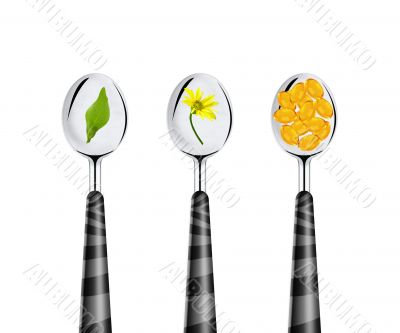 spoons of pills