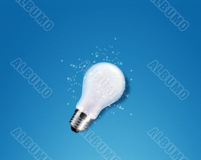 glowing Light bulb