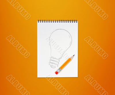 Pencil with big Idea