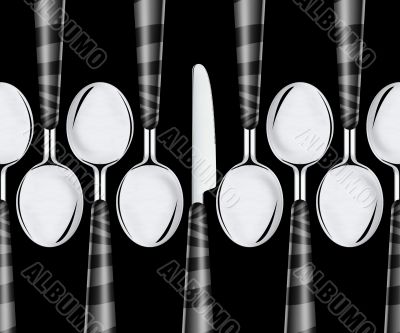 spoons and knife