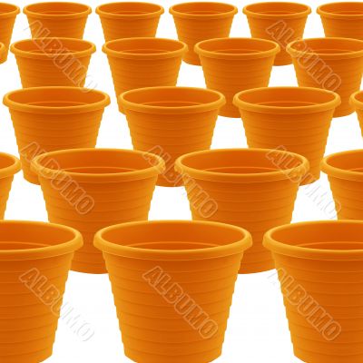 plastic garden pot 
