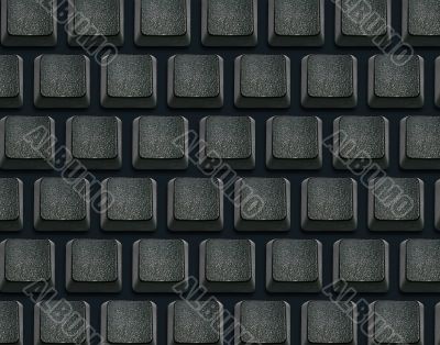 Keyboard with blank buttons