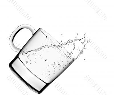 Glass with water 