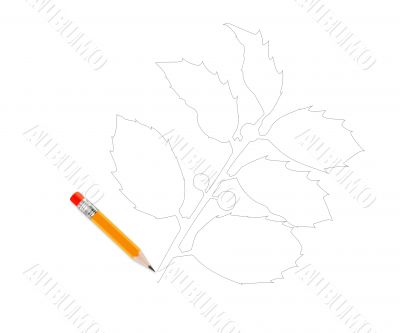 Sharpened Yellow pencil 