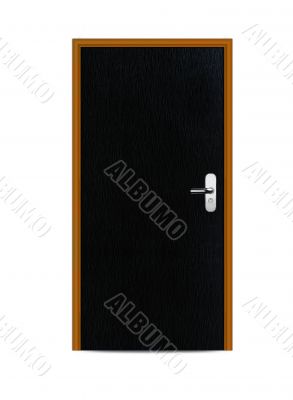 apartment wooden door