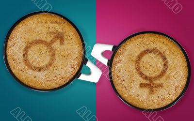 Cup of cappuccino 