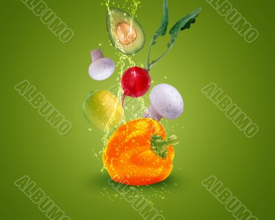 Fresh vegetables