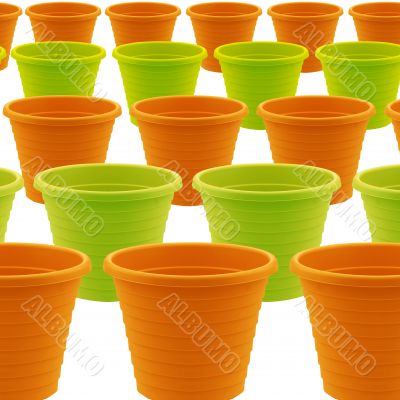 plastic garden pot 