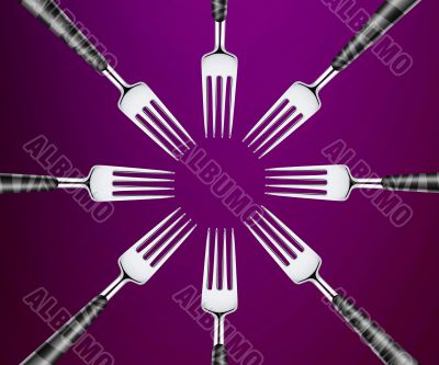 Set of forks