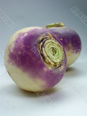 purple headed turnips