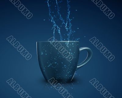 black mug