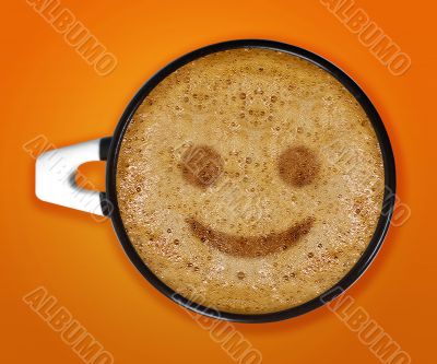 Cup of cappuccino 