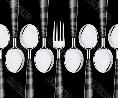 Fork and spoons