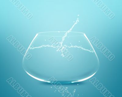 Empty fishbowl