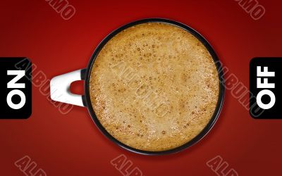 Cup of cappuccino 