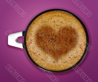 Cup of cappuccino 