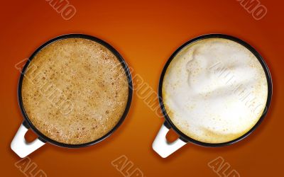 Cup of cappuccino 