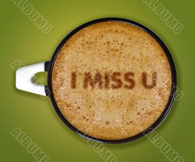 Cup of cappuccino 