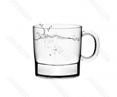 Glass with water 