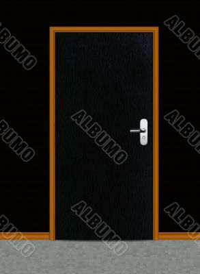 apartment wooden door
