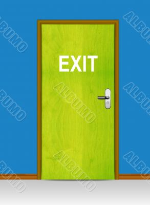 Exit door 