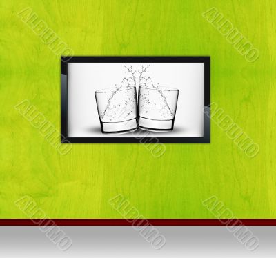 Black modern Frame